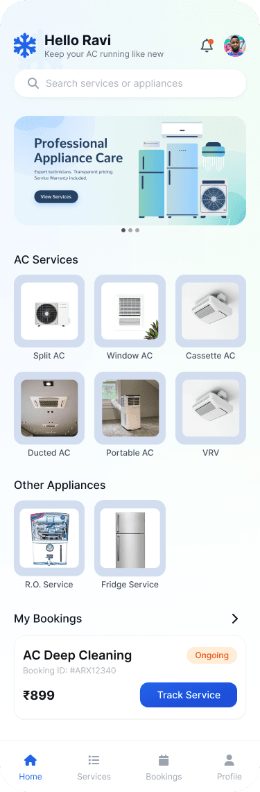 Areosolix app preview screen